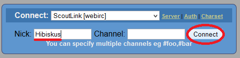 Instruktioner för Mibbit 1. Öppna din internetbrowser, och gå till chat.mibbit.com 2.