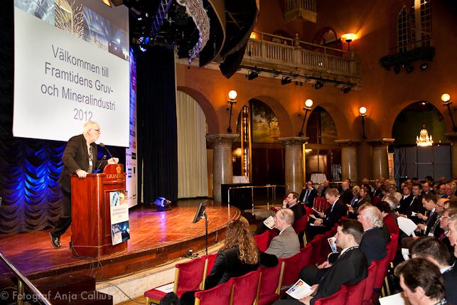 Det rådde en stor förväntan inför öppnandet av seminariet om framtidens Gruv- och Mineralindustri på Grand Hotell i Stockholm. Ordning och reda inför registreringen.