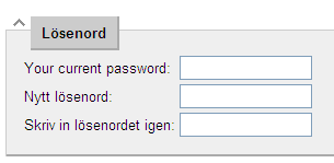 2.3 Byte av lösenord Lösenordet erhålls av EVRO One Eskilstuna initialt och kan bytas till eget valfritt lösenord enl nedan. Klicka på Preferenser i menyn till vänster. Klicka på Om mig.