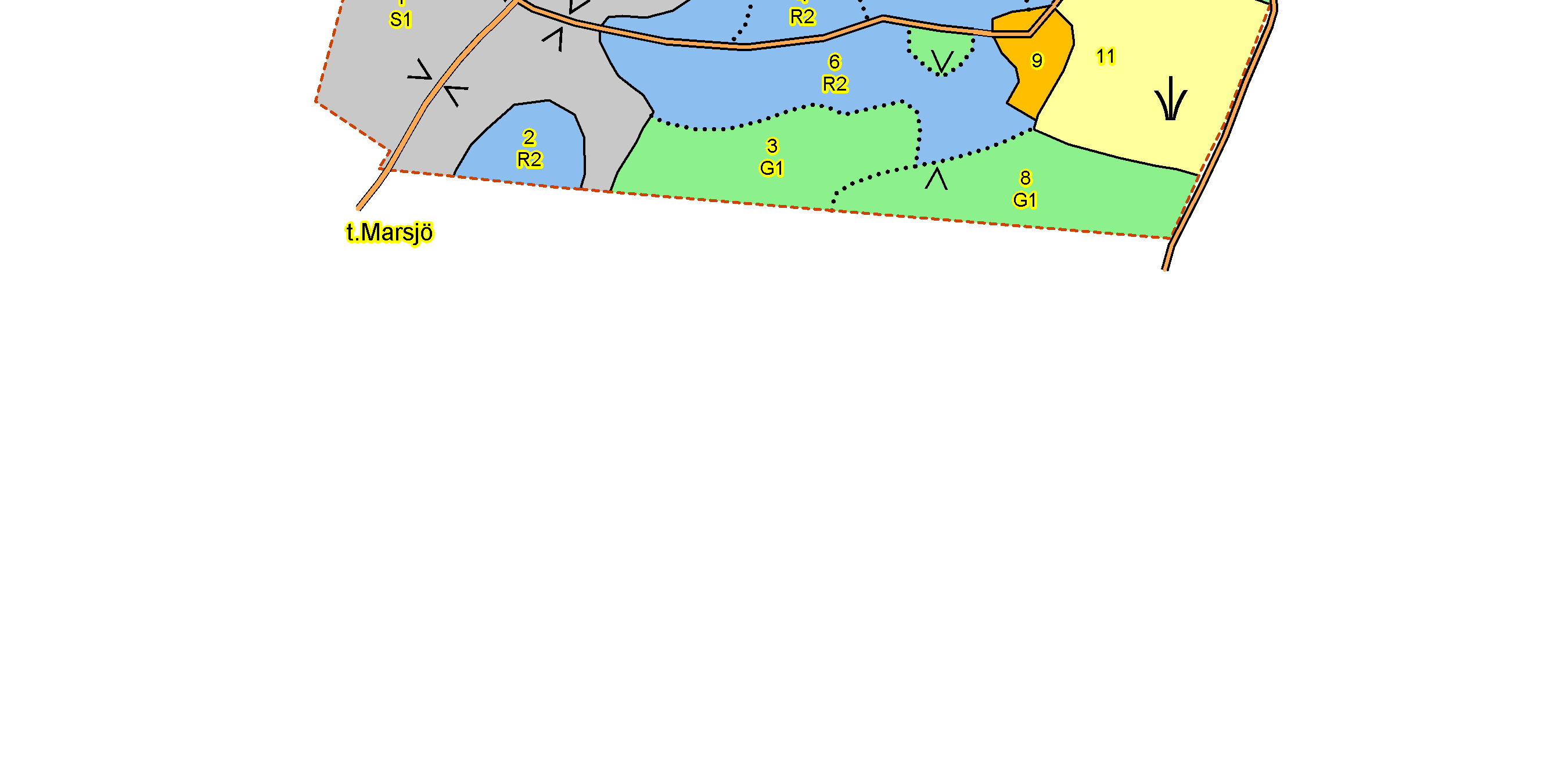 SKOGSKARTA Plan Värset 1:12,1:13, 2:9, 2:21 Församling Angelstad Kommun Ljungby Län Kronobergs län Upprättad år 2015 Planläggare Per- Anders Arvidsson Utskriftsdatum 2015-08-27 Målsättning Produktion