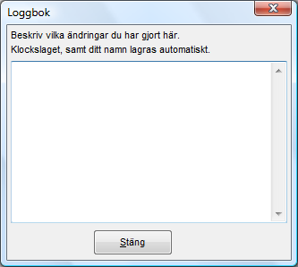 37. Skriv in Värme vid filnamn och klicka på Spara. OBS! Dialogen ser olika ut beroende på vilken version av Windows som används! 38. Notera i loggboken (frivilligt) Klicka sedan på Stäng 39.