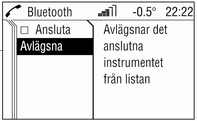 Inledning 147 När anslutningen har upprättats visas meddelandet har lagts till till de anslutna enheterna på displayen. Förbindelsen mellan mobiltelefon och infotainmentsystemet är upprättad.