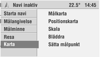 58 Navigation Trafikstörningar som väntas ge endast smärre förseningar kan du köra runt lokalt om så önskas via funktionen Omdirigering (se nedan).