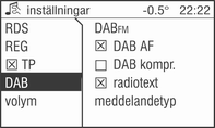 Radio 95 Bläddra genom ensembler Du kan bläddra genom de ensembler du redan har tagit emot en gång (ensemblerna måste gå att ta emot). Tryck på vippkontakten c eller d.