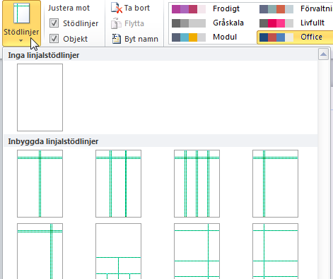 Siddesign - Marginaler Siddesign Marginaler Standardmarginalerna i Publisher är 1,27 cm runt om. 1. Menyfliken Siddesign 2. Knappen Marginaler 3. Välj Anpassade marginaler 4.