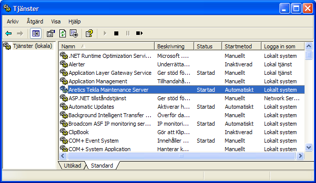 Aretics T7 för systemadministratörer 13(23) 1. Använd en dator som står på hela tiden och som kan nå SQL-servern (Aretics T7 Server kan alltså köras på samma dator som SQL-servern). 2.