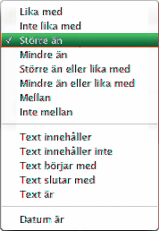 Regler som tillämpas på flera celler utlöser villkorsstyrd formatering när någon av cellerna innehåller testvärdet.