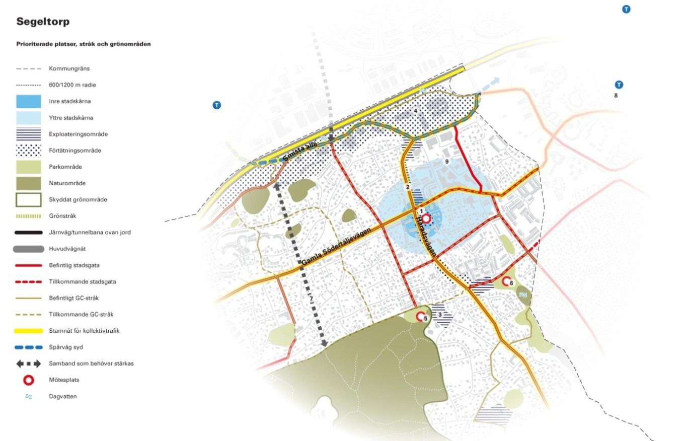 Området vid Mickelsbergsvägen är planlagt som parkmark. Det belastas av ett ledningsservitut (huvudvattenledning), vilket medför en hög utbyggnadskostnad.