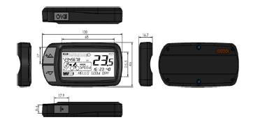 Displayens funktioner Din MyEco E-City är utrustad med HMI Display med 8 assist läge HMI display: On/off: Håll försiktigt knappen intryckt i 4 sekunder (backlight tänds upp en kort stund) Tryck