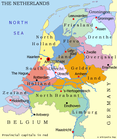 60 Nederländerna Provinser och kommuner Nederländerna Består av 12 administrativa regioner som kallas provinser. De är i sin tur indelade i kommuner (gemeenten), 458 till antalet.