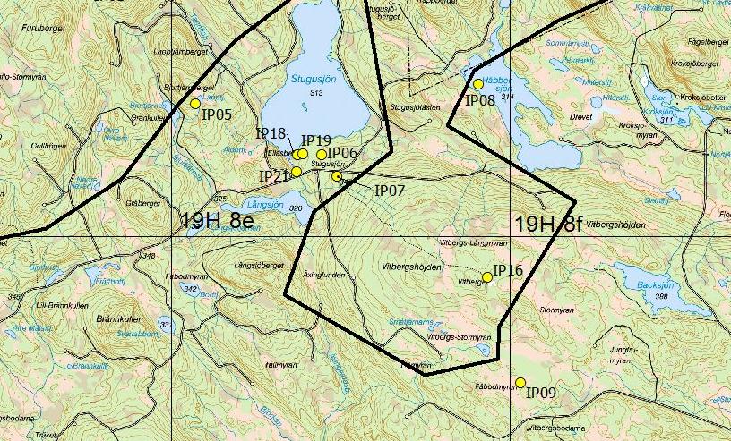 TABELL 1. BYRÅMÄSSIG SAMMANSTÄLLNING AV INDIKATIONER PÅ P POTENTIELLA KULTURVÄRDEN I OCH NÄRA PROJEKTOMRÅDENA. IP-NR NAMN LÄMNINGSTYP ANM.