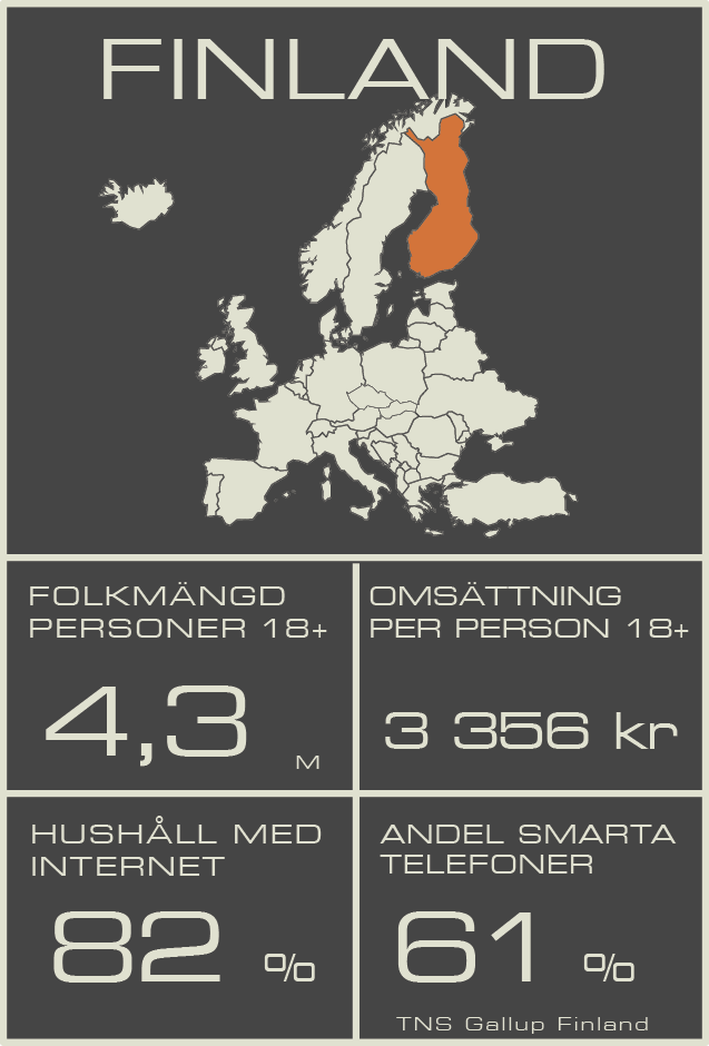 5.2 Finland Utgångspunkten i den finska spellagstiftningen är att garantera rättskyddet för de som deltar i penningspelsverksamhet, att hindra oegentligheter och brott i samband med penningspel och