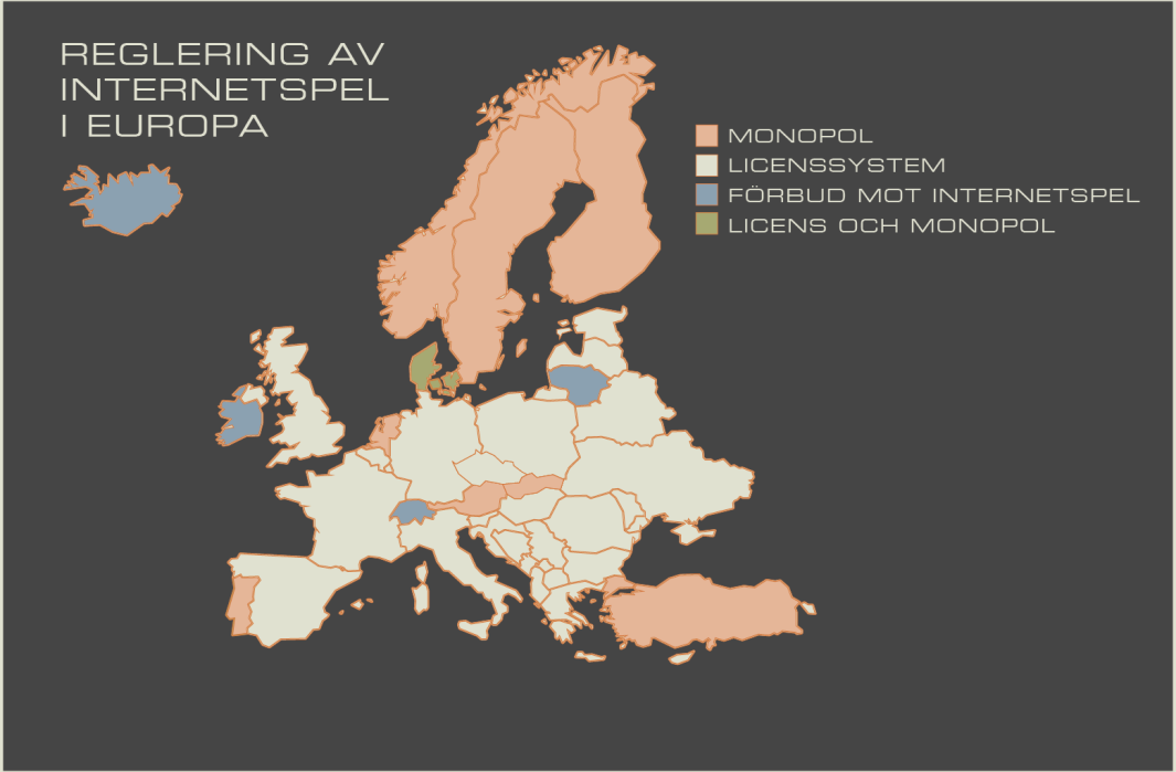 För att underlätta läsförståelsen har rapporten kompletterats med en ordlista, bilaga 1. Här kan nämnas att det i många sammanhang använda begreppet landbaserat spel i rapporten benämns fysiskt spel.