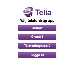 Telia Jobbmobil Växel Telefonist och katalogadministratör Handbok 13 7. Klicka på knappen Telefonist.