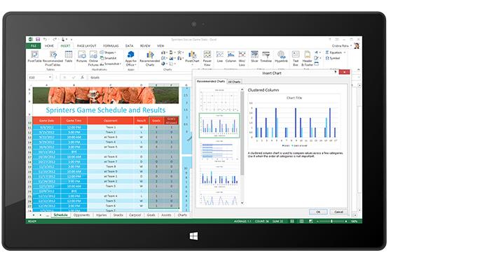 Förinstallerade appar I Surface finns en uppsättning förinstallerade appar, som Xbox Music, Xbox Video, Skype, E-post och Internet Explorer.