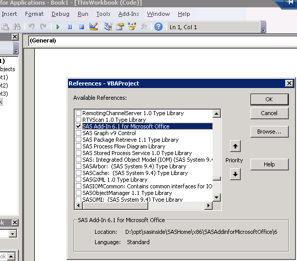 Aktivera Visual Basic