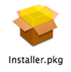 IV. Mac OS IV-1. Installation av drivrutin Kontrollera att du valt korrekt fil för din version av Mac OS.
