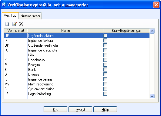 REDOVISNING Verifikatregistrering I verifikatregistreringen kan du fritt välja räkenskapsår och period.