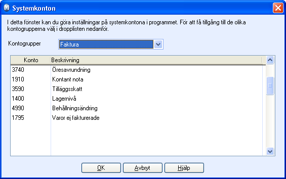 REDOVISNING Till höger om rullgardinsmenyn Välj register kan du klicka Redigera för att ändra namn på en kostnadsbärargrupp.