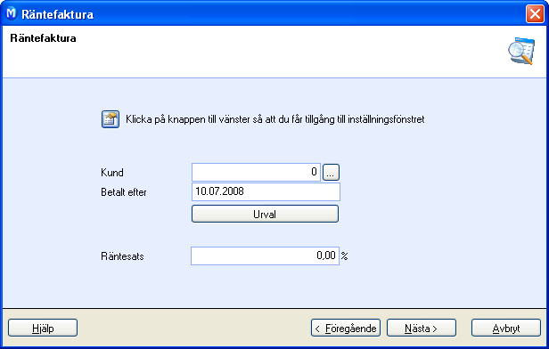 REDOVISNING 3. Klicka på Nästa om du vill se vilka fordringar som har föreslagits med utgångspunkt i ditt urval. 4. Klicka på Nästa om du är nöjd med fordringarna som har föreslagits.