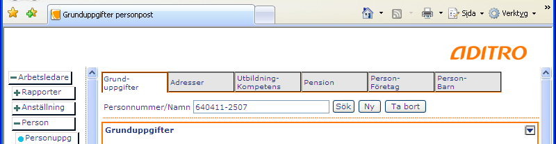 Resor (Resor Bev) Beviljandet fungerar på samma sätt som frånvaro och mer/övertid. För att se vilken ersättning den anställd får klickar man på knappen Sim.