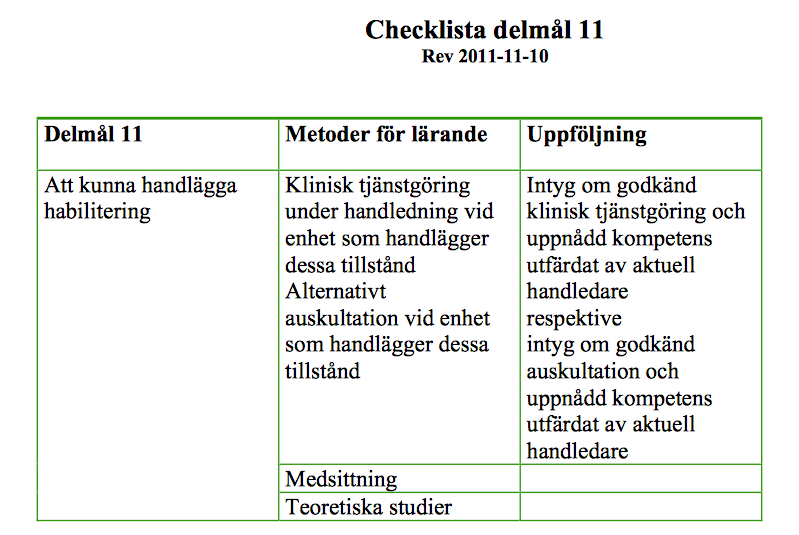 1. Beharska omradet och/eller fo rmaga att sjalvstandigt kunna handlagga 2. Ha kunskap om omradet och/eller fo rmagan att bedo ma 3.