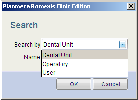 CLINIC-MODULENS VYER 1.1.1 Behandlingsrum Behandlingsrum representerar rum eller arbetsområden och de kan innehålla en dator vid stolen (fyrkantiga i layouten) och dentalapparater (cirklar i layouten).