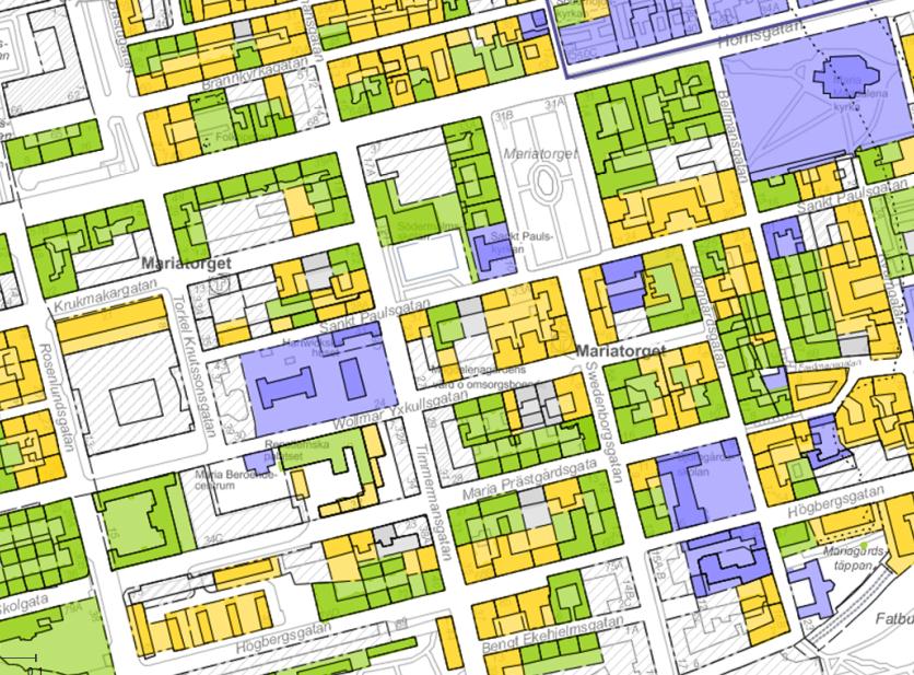 3. Zoom- och förflyttningsverktygen Zooma in - dubbelklicka i kartan Zooma ut - högerklicka i kartan och välj zooma ut Förflyttningsverktyg för små steg uppåt/neråt/vänster/höger Zoom-verktyg: zooma