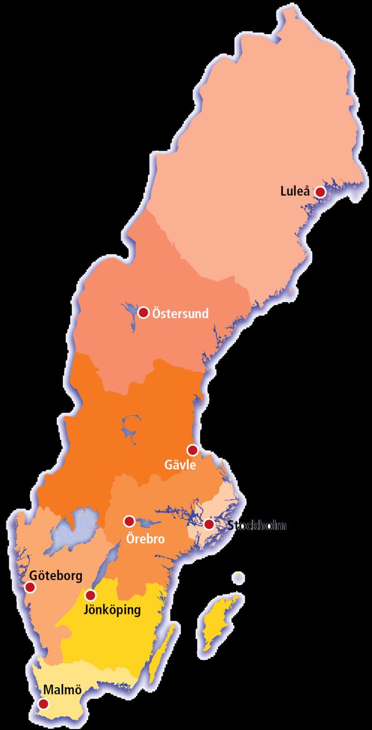 huvudkontor i Stockholm - En nationell