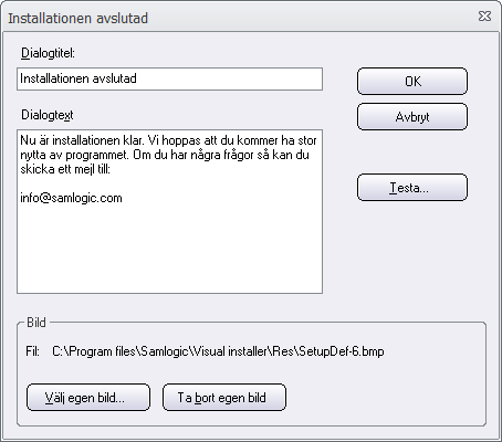 132 SamLogic Visual Installer 2015 - Hjälp 13.