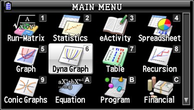 Dynamiska grafer på CASIO FX-CG20 Av: Tor Andersen I en tid med omfattande användning av reglage på dynamisk programvara och avancerade CASverktyg, kan det vara på plats att blåsa liv i dynamisk