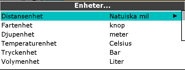 1 Instruktioner för konfigurering av A-skärmen Instruktionerna avser A50(D), A57D & A70(D) För att öppna Menyn håller man Page/Menu-knappen intryckt i 3 sekunder.