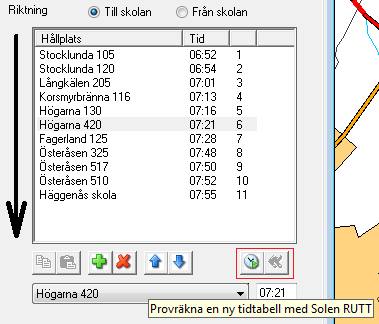 Hoppa till fönstret Hantera turer. När man har en tur framme kan man hoppa till fönstret Hantera turer för att där visa t.ex. vilka som är anslutna till turen.