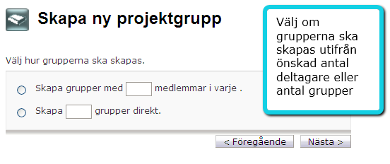 10. Du som är lärare kan klicka på en grupp tex Grupp A för att ser vilka funktioner som gruppen har fått tillgång till.