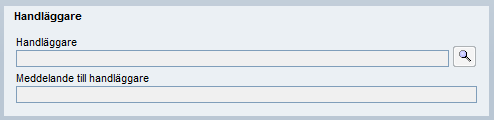 6(23) namnet på den som har initierat ärendet. Klicka sedan på Enter eller knappen med förstoringsglas. Du kommer då få upp en rullista om personen sedan tidigare finns med bland initierare.