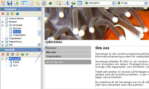 En bildväljare öppnas. Markera den bild du vill lägga till. TIPS!