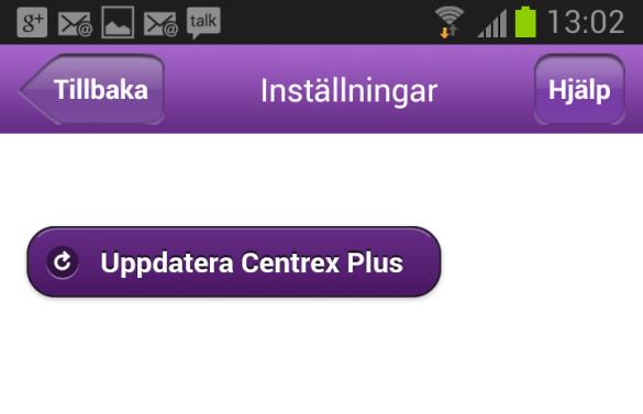 3.5 Avinstallera, starta om och av- eller omregistrera appen Android En del av appen är webbsidor (html5/javascript). Som i alla webblösningar "cachas" sidorna. Normalt behöver man inte tänka på det.