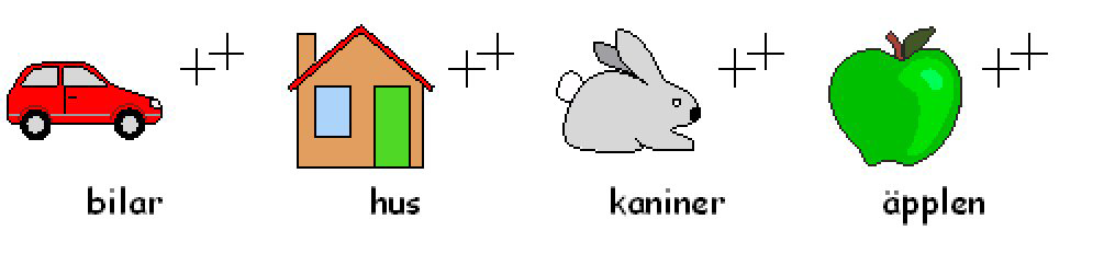 Prepositioner: Den delen av symbolen som betecknar positionen är röd. Komparativ: Komparativ används oftast bara för användare på en högre grammatisk nivå.