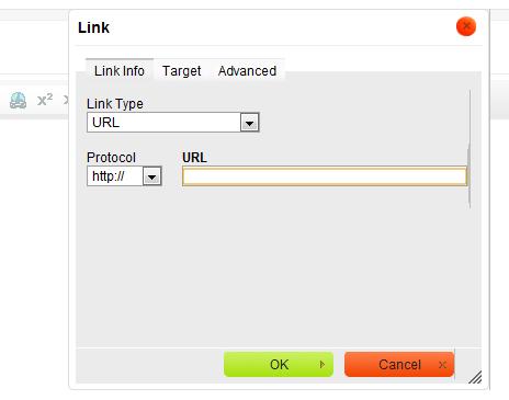 Brödtext Interna länkar inom systemet Infoga bild och redigera bild Externa länkar E-postlänkar Skapa ankare Text utan formatering Använd Text utan formatering för att klistra in text från ex en