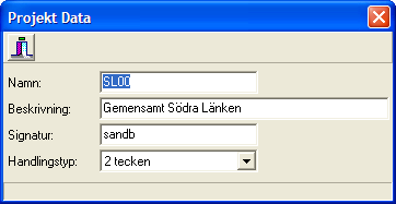 Teknisk system Används bl.a. som underlag till verktygen Dokumentnamn och Rapporter. Sköts normalt av administratören i objektet.