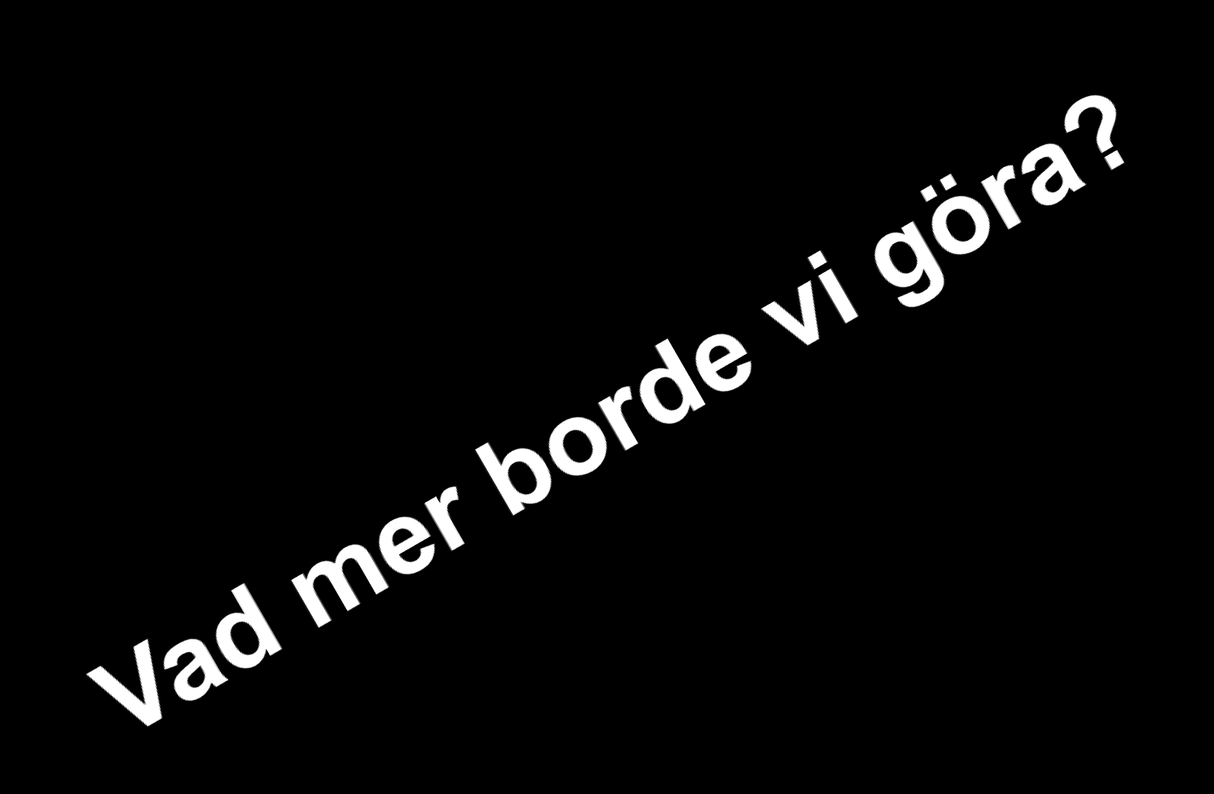 Vad gör Trafikverket när det gäller fotgängare? Vi gör en hel del men vi gör även en hel del för lite.