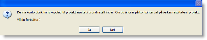 Kontorubriker och Projektstyrning Kontorubriker används även i Projektstyrningen för att hämta resultat till olika projektkolumner.