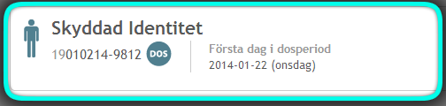 7. Patient med skyddad identitet Är du läkare eller sjuksköterska, kan du registrera en patient som har skyddad identitet. Du registrerar patientens uppgifter som vanligt utan att utelämna något.