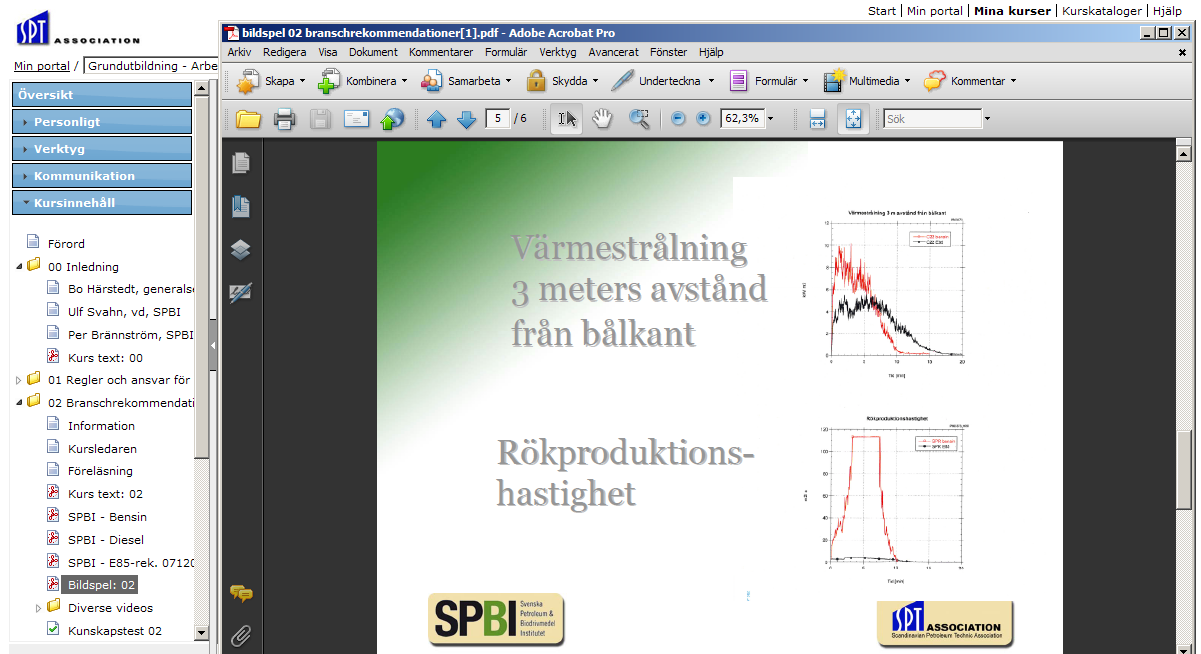 4.1.5 Bildspel Bildspelen är samma som författarna använder under sina föreläsningar. Bildspelen är MS PowerPoint presentationer vilka här konverterats till pdf-format.