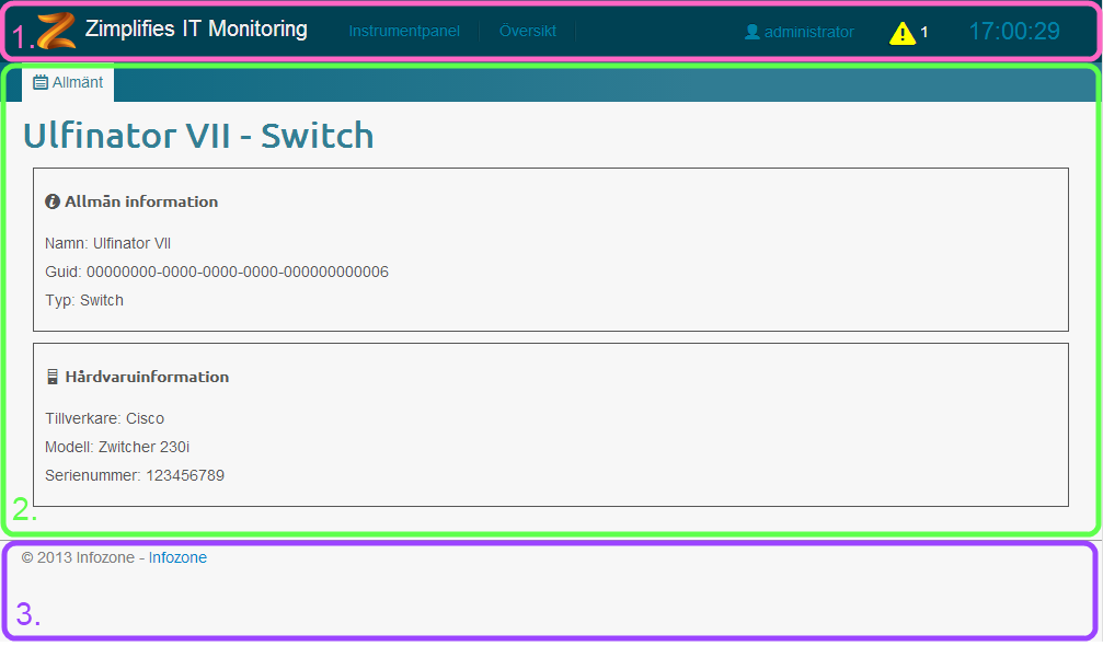 Konstruktion... <div class="loading" data-bind="visible:!nodedata().name"> @Html.Partial("_splash", Model) </div>... Figur 4.2 : Utdrag ur nodvyns källkod. @-symbolen talar om vad som är C#-kod.