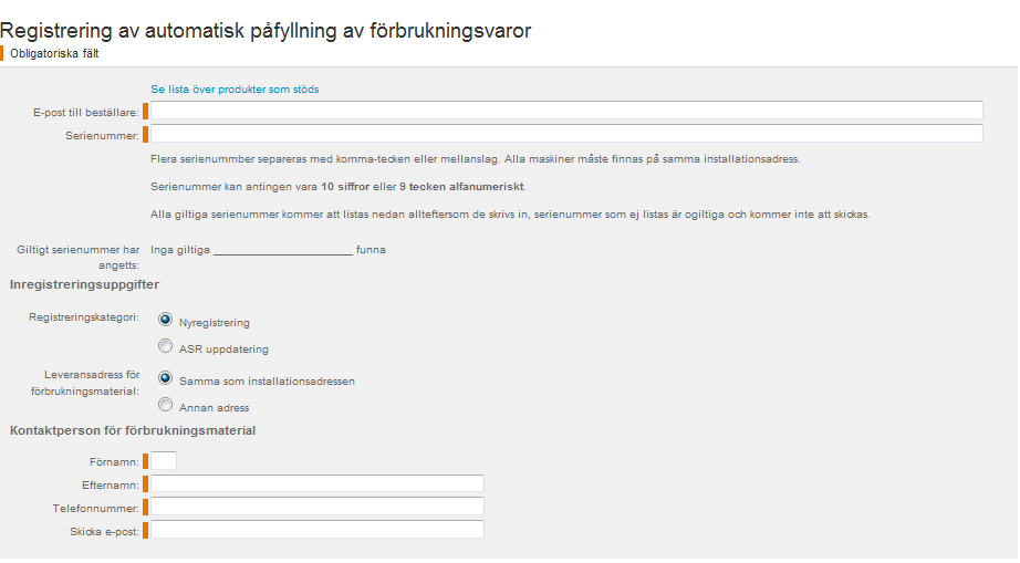 Anmäl enkelt på nätet ASR Web Enrolment Form www.xerox.co.uk/asr www.xerox.de/asr www.xerox.ch/asr www.xerox.ch/asr-fr www.xerox.fr/asr www.xerox.be/asr www.xerox.be/asr-nl www.xerox.nl/asr www.xerox.it/asr www.