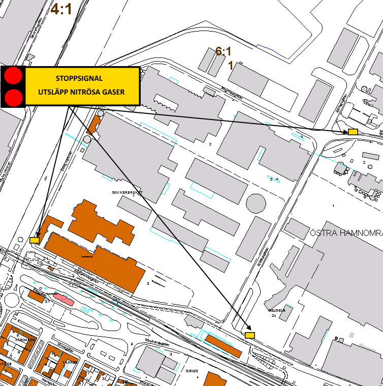 5. Allmänheten I följande kapitel redovisas hur allmänheten varnas och informeras samt vilka åtgärder allmänheten ska vidta i händelse av en allvarlig olycka vid Lantmännens Gödselterminal 5.