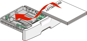 För Macintosh-användare 1 När du har ett dokument öppet väljer du File (Arkiv) Print (Skriv ut). 2 Från popup-menyn för utskriftsalternativ väljer du Paper Handling (Pappershantering).