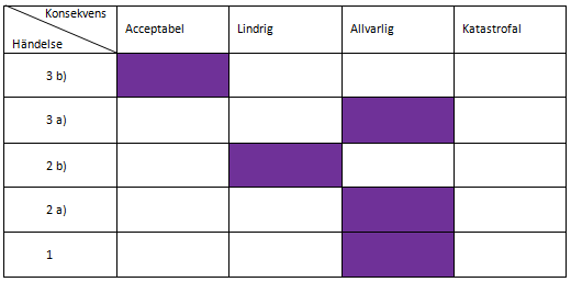 S a n n o l i k h e t H ä n d e l s e Figur 20; Johans skattning Figur 21; Johans konsekvensbedömning Johan tar gärna risker för att uppnå ett högre ekonomiskt resultat.