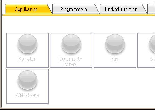 Så här använder du [Startsida]n (standardpanel) 3.